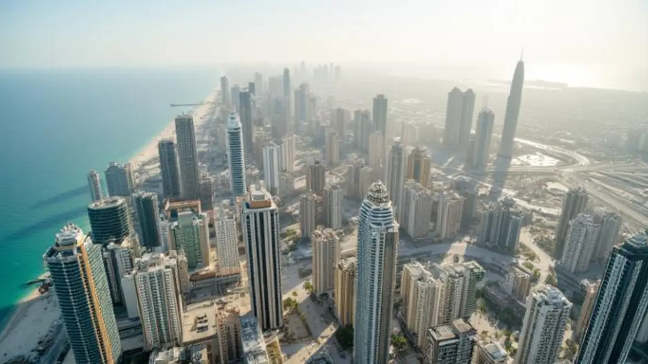 39 Best Places to Visit in Abu Dhabi 2026 10 Panoramic view of Dubai's cityscape and the coastline, with yachts and boats on the turquoise waters. The best visa agent in the UAE can assist in visa processing and applications. Find any agent to ensure a smooth experience.