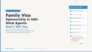 family visa sponsorship in UAE