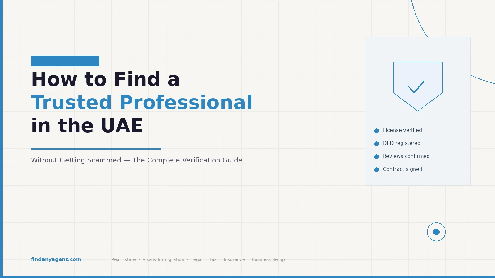 how to find a trusted professional in the UAE
