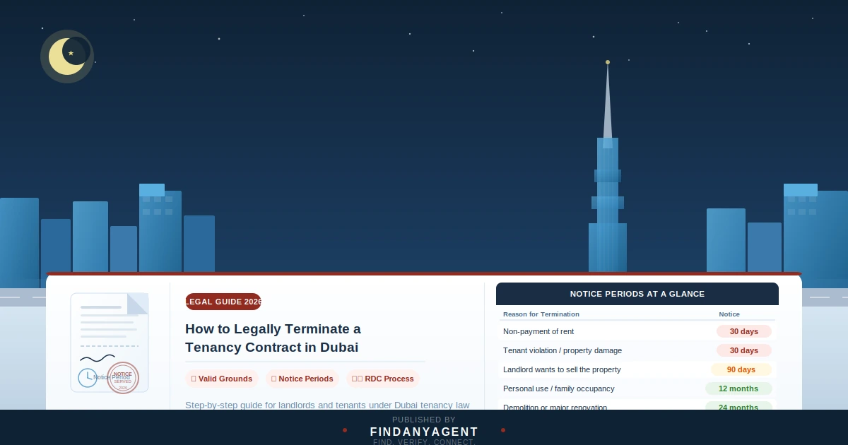 How to Legally Terminate a Tenancy Contract in Dubai
